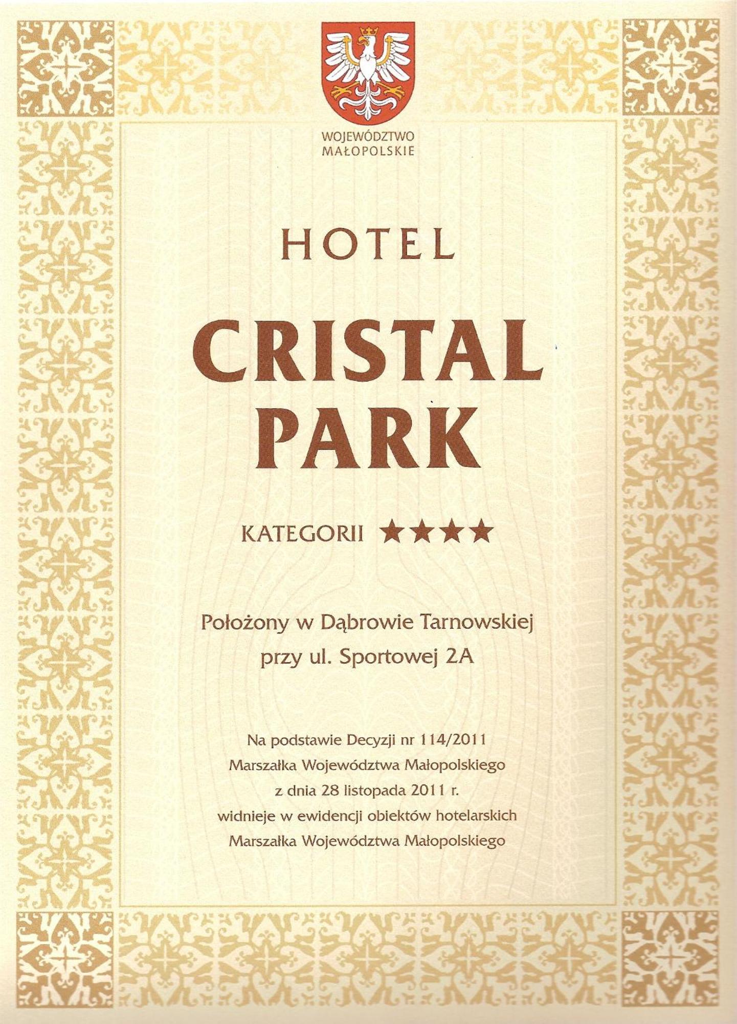 Hotel Cristal Park Dabrowa Tarnowska Exterior photo